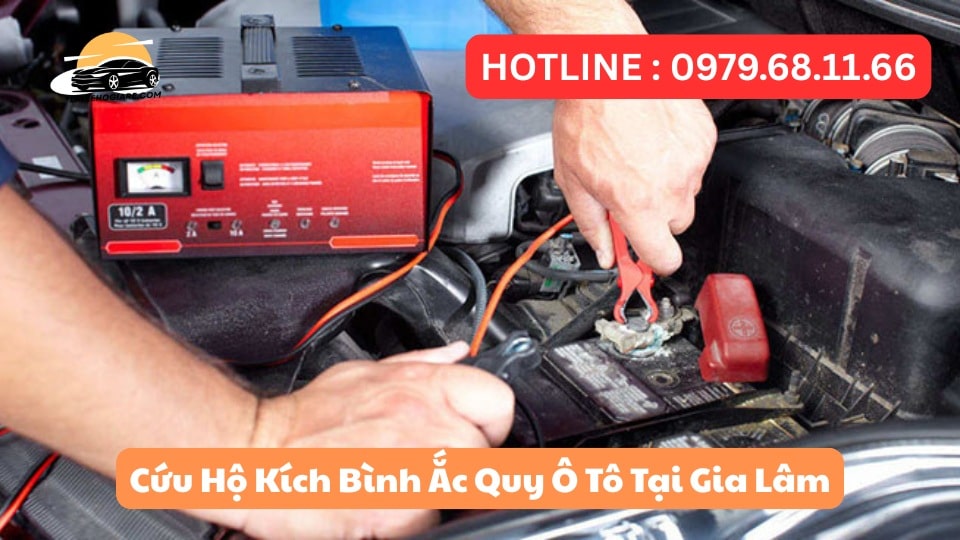 Cứu Hộ Kích Bình Ắc Quy Ô Tô Tại Gia Lâm