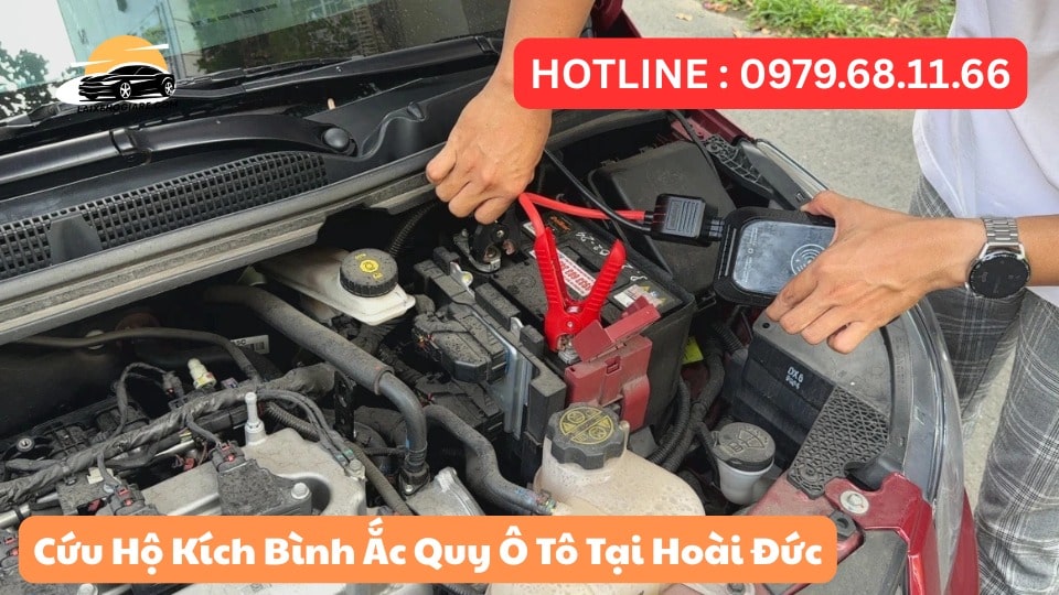 Cứu Hộ Kích Bình Ắc Quy Ô Tô Tại Huyện Hoài Đức