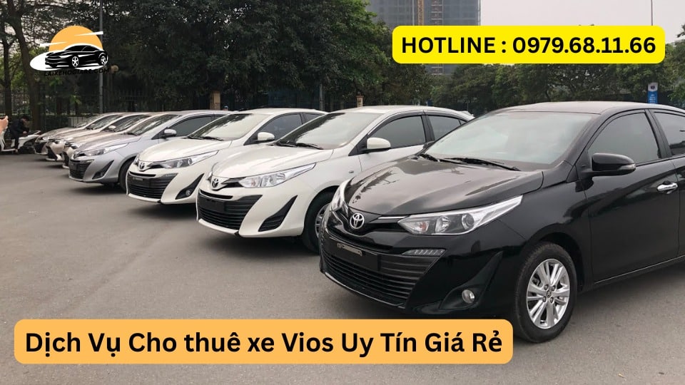 Dịch Vụ Cho thuê xe Vios Uy Tín Giá Rẻ