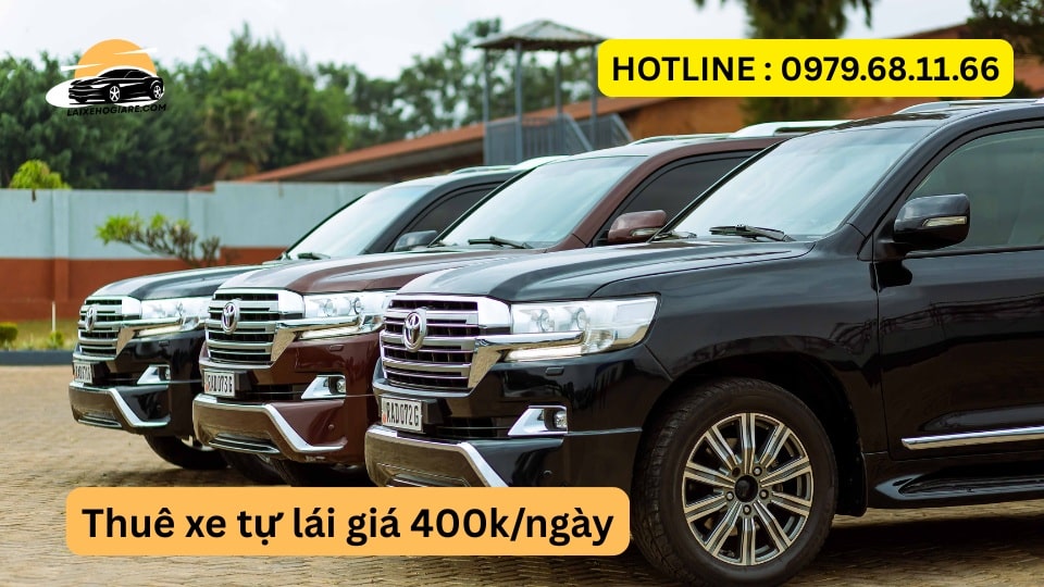 Thuê xe tự lái giá 400kngày